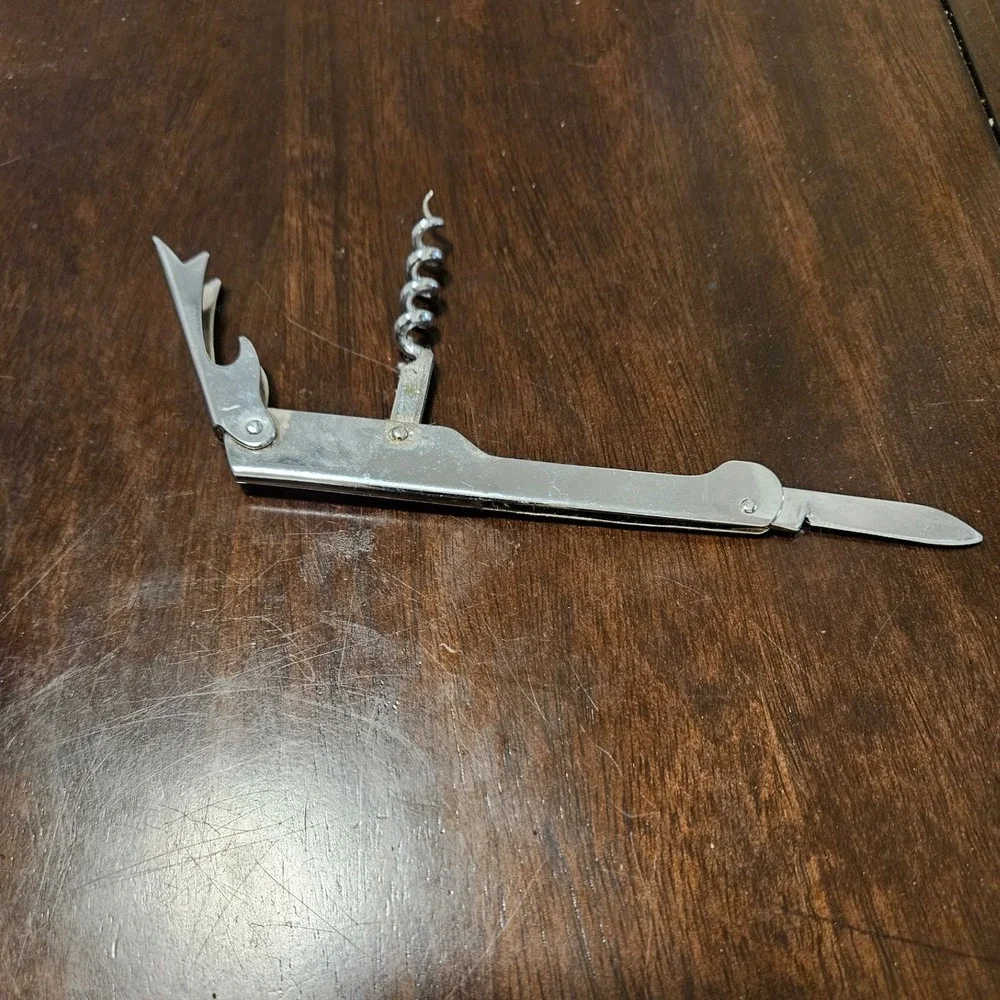 Vintage Angelo Papagni California Wines Waiters Friend Corkscrew Multi-Tool
